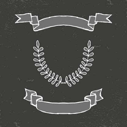 pita gaya papan tulis ilustrasi stok  gambar