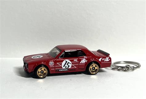 Hot Wheels Nissan Skyline Ht Gt X Keychain Etsy