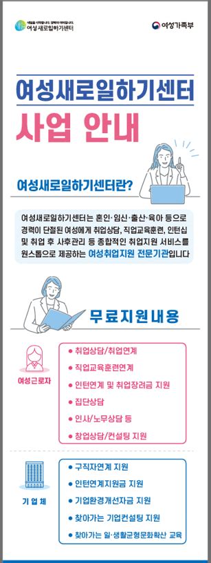 생애주기별 정보 인천여성가족재단 여성새로일하기센터 사업안내 내용 인천광역시 부평구청 부평구 여성센터사업안내