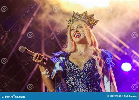 Olya Polyakova Singer Editorial Photography Image Of Ukrainian 120255287