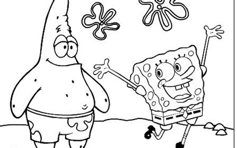 Spongebob Squarepants Coloring Pages Free Printable At