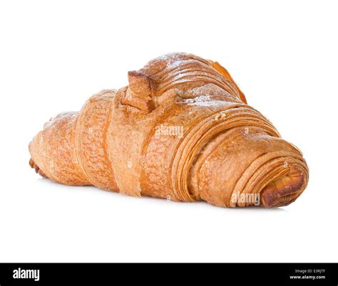 Croissant Isolated On White Background Stock Photo Alamy