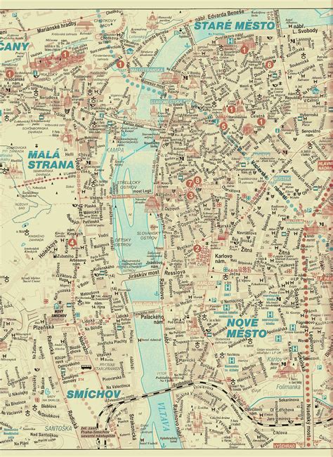 Large Prague Maps for Free Download and Print | High-Resolution and
