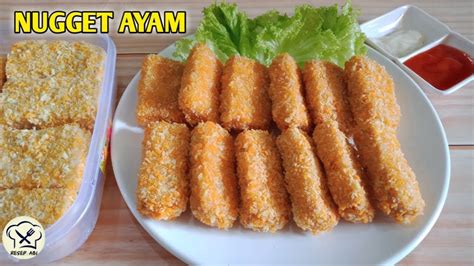 Resep Chicken Nugget Nugget Ayam Enak Dan Renyah Bisa Untuk Frozen Food Youtube