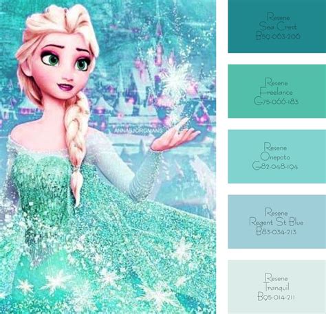 Frozen Colour Palette Colour Palette Color Splash Color Palette