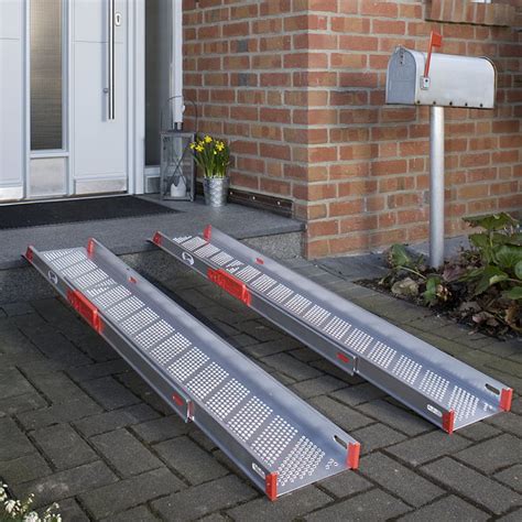 Aluminium Rollstuhlrampe Quick Go Rampen F R Rollst Hle Mobilit T