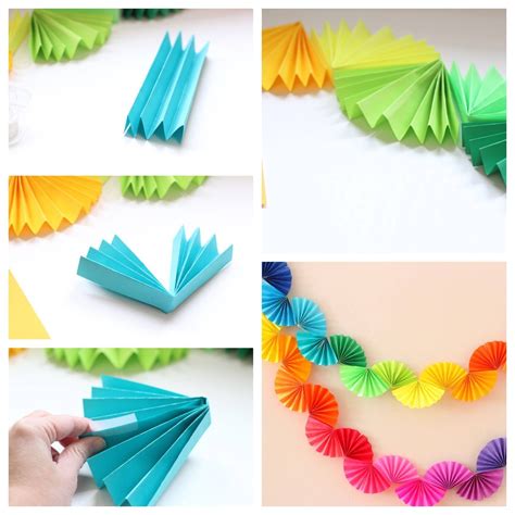 Поделки гирлянды из бумаги своими руками - 84 фото