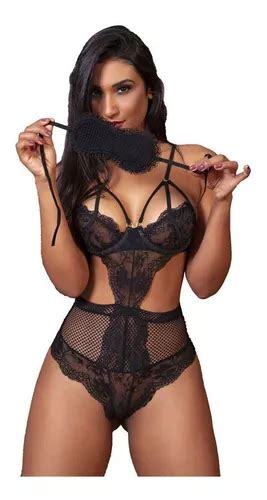 Fantasia Sexy Body Supremo Lingerie Sensual Deusa Da Noite Parcelamento Sem Juros