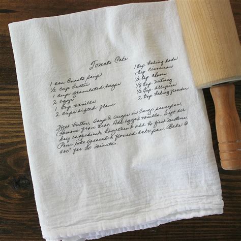 How To Make A Recipe Dish Towel At Peter Prescott Blog