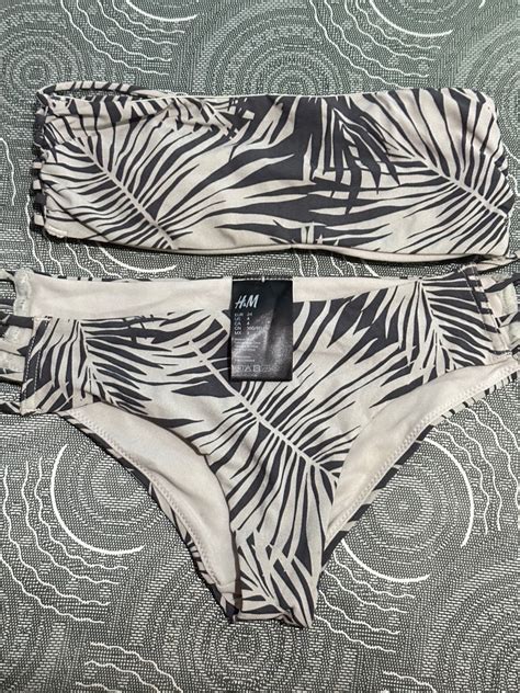 Bandeau Two Piece Bikini On Carousell