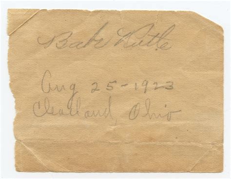 Babe Ruth Signed Vintage Cut Signature JSA LOA Pristine Auction