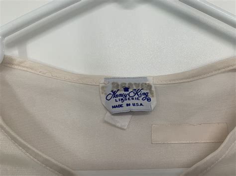 Nancy King Lingerie Long Gown Short Sleeve Pink Made Gem