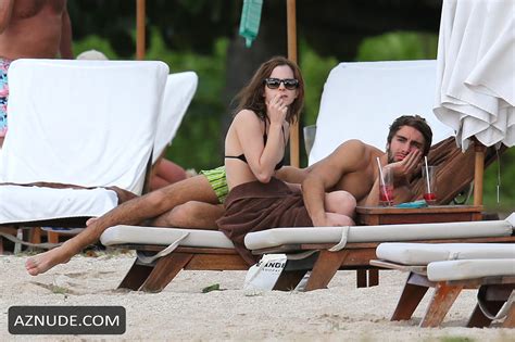 Emma Watson Breasts And Bikini On Carribean Holiday Aznude
