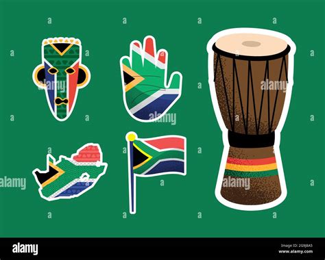 Heritage Day Set Five Icons Stock Vector Image And Art Alamy