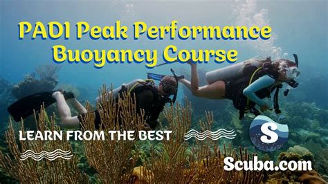 Padi Peak Performance Buoyancy Youtube