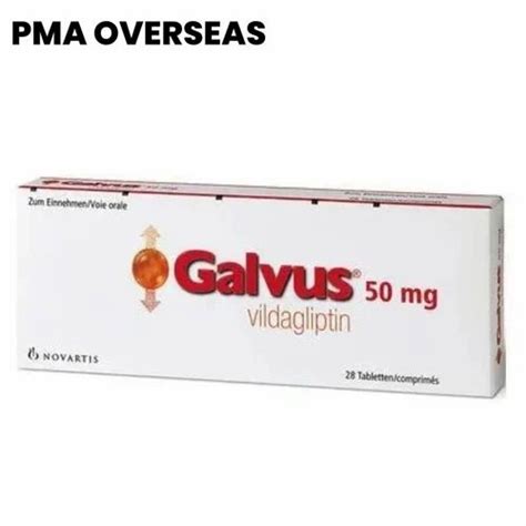 Galvus Vildagliptin 50mg Tablets at Rs 327.50/stripe | गलवस in Nagpur ...