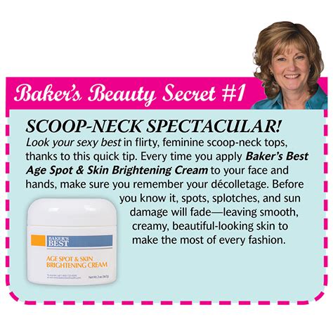 Age Spot & Skin Brightening Cream, Beauty Creams: Baker's Best Health