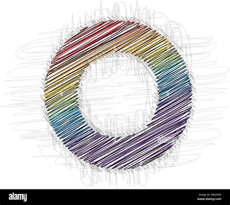 Hand Drawn Font Letter O Stock Vector Image And Art Alamy