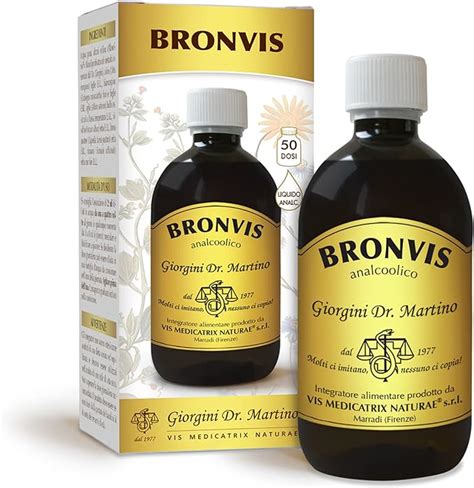 Dr Giorgini Integratore Alimentare Bronvis Liquido Analcoolico