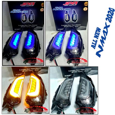 Jual Lampu Sein Sen Led Jpa All New Nmax Model Cyber Biru Kuning