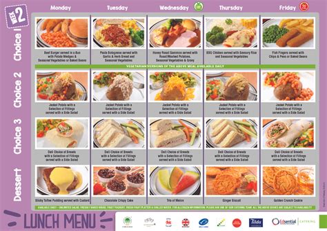 Lunch Menu — Barnston Primary School