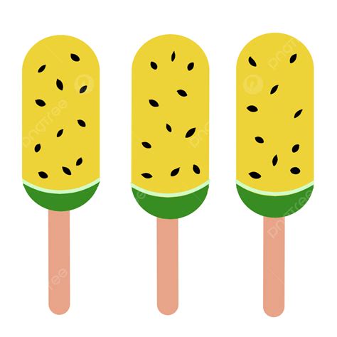 Yellow Watermelon Popsicles Yellow Watermelon Posicle Fruit Popsicle