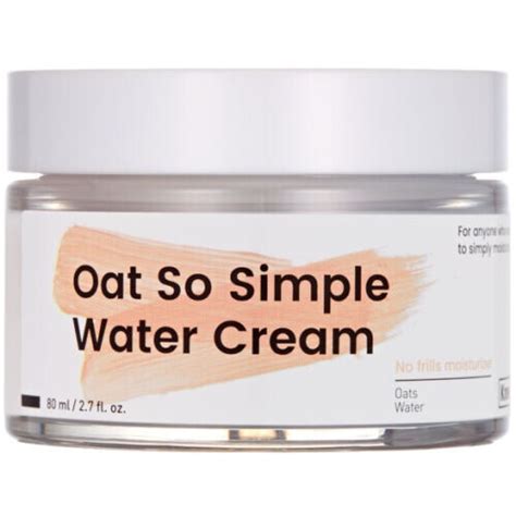 Krave Beauty Oat So Simple Water Cream Ingredients