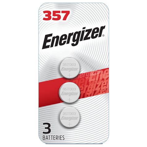 Energizer 357 Batteries Silver Oxide Batteries 3 Pack