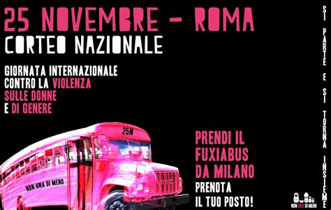 Fuxiabus Da Milano A Roma Per La Manifestazione Nazionale Di Non Una