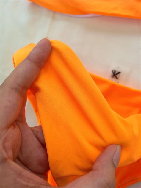 Neon Orange Bikini Women S Fashion Swimwear Bikinis Swimsuits On Carousell