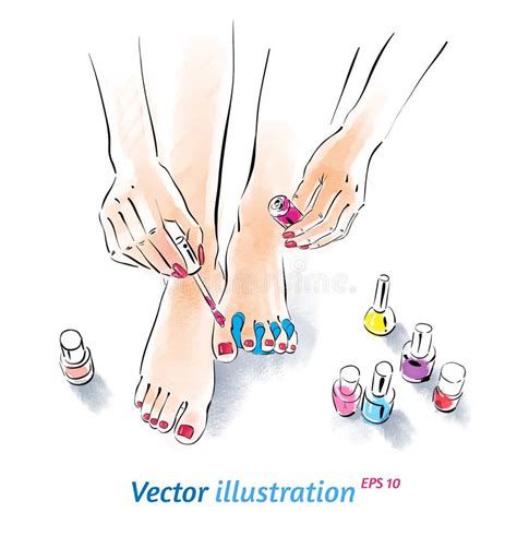 Pedicure Stock Illustrations 20550 Pedicure Stock Illustrations