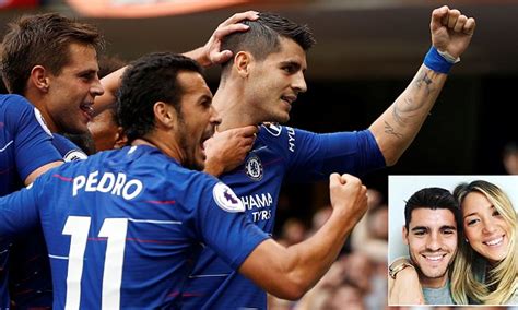 Alvaro Morata Shows Off New Tattoo Of Wife Alice Campello As He