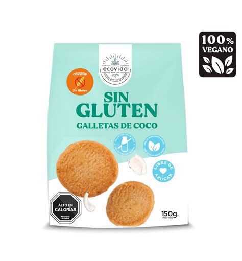 Galletas Sin Gluten Ecovida Coco Gr Canasta Raices Sanas