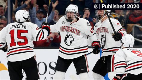 Beanpot 2020: Northeastern Beats B.U. in Double OT - The New York Times