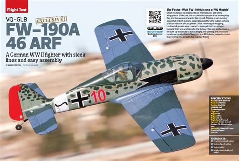 Vq Models Focke Wulf Fw Video Model Airplane News