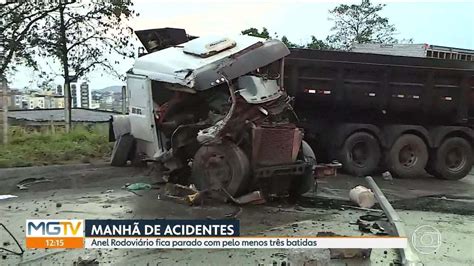 Vídeo Grave acidente no Anel Rodoviário deixa duas pessoas feridas