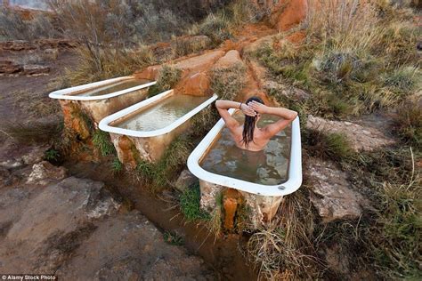 Idyllic Hot Springs In Utah Are The Ultimate Way To Take A Soak Outdoor Tub Outdoor Baths