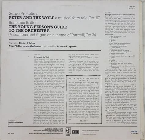 夏荷 美學生活小舖 古典黑膠 Prokofiev Britten Peter The Wolf Yahoo奇摩拍賣