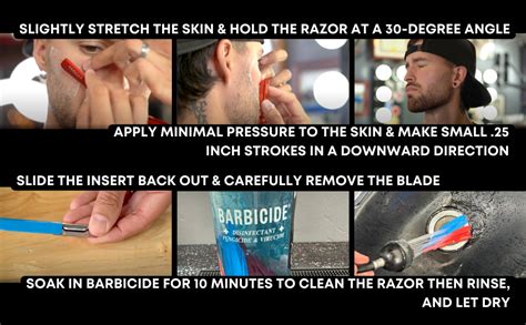 Professional Straight Razor Kit with 10 Gravity Premium Blades - 2mm ...