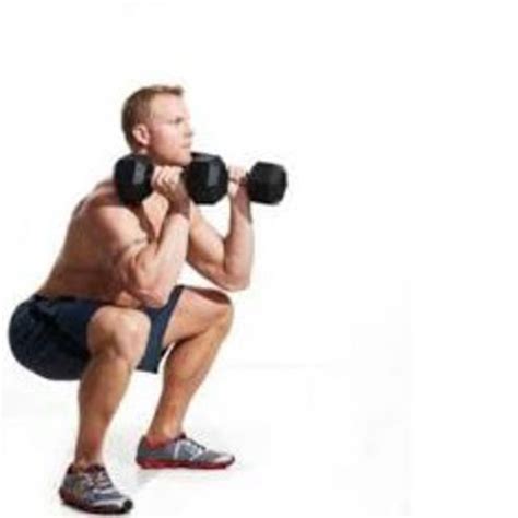 Dumbbell Front Squat By Daniel Arixi Exercise How To Skimble