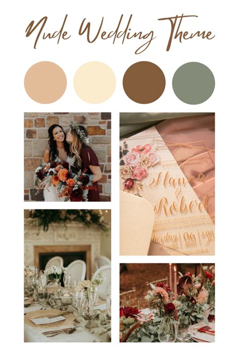 Nude Elegance 10 Gorgeous Wedding Color Palettes For Your Big Day Elegantweddinginvites Blog