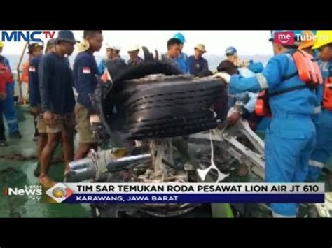 Tim Penyelam Tni Al Kembali Temukan Roda Pesawat Lion Air Jt Lip