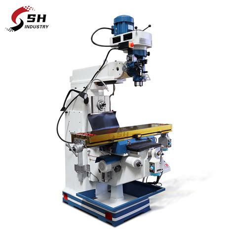 Metal Universal Turret Milling Machine Hw Horizontal And Vertical