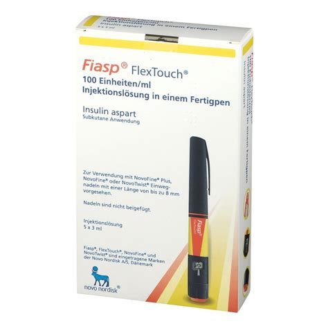 Fiasp 100 Eml Flextouch 5x3 Ml Mit Dem E Rezept Kaufen Shop Apotheke