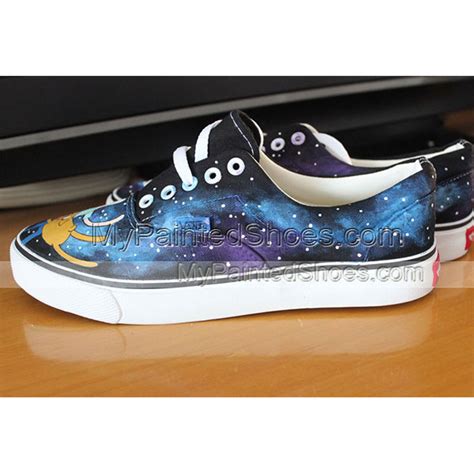 Custom Anime Vans Adventure Time Vans Painted Shoes