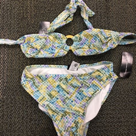 Inc International Concepts Swim Inc Matching Bikini Set Xs Nwt