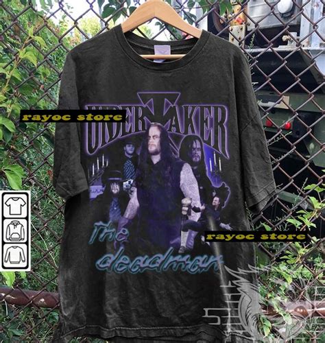 Vintage Bootleg Style The Undertaker Shirt The Undertaker Wrestling T