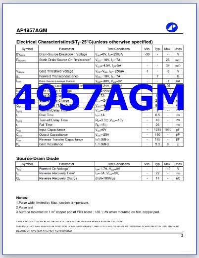 4957AGM Datasheet Meta Search