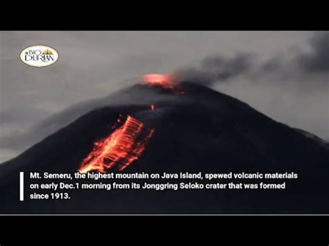 Indonesias Volcano Mt Semeru And Mt Ili Lewotolok Erupt Residents