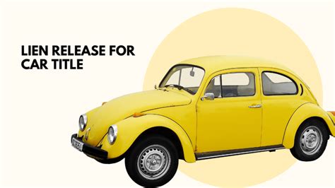 how to get lien off car title